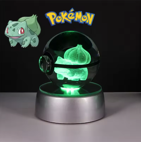 Lampe LED Pokémon - Boule Cristal 3D