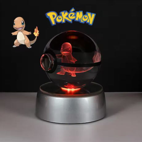 Lampe LED Pokémon - Boule Cristal 3D